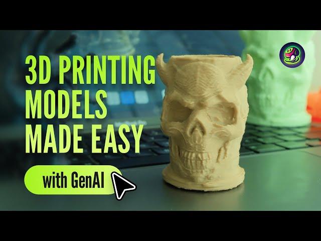 Turn Text into High Poly 3D Models with AI – Ready for 3D Printing!