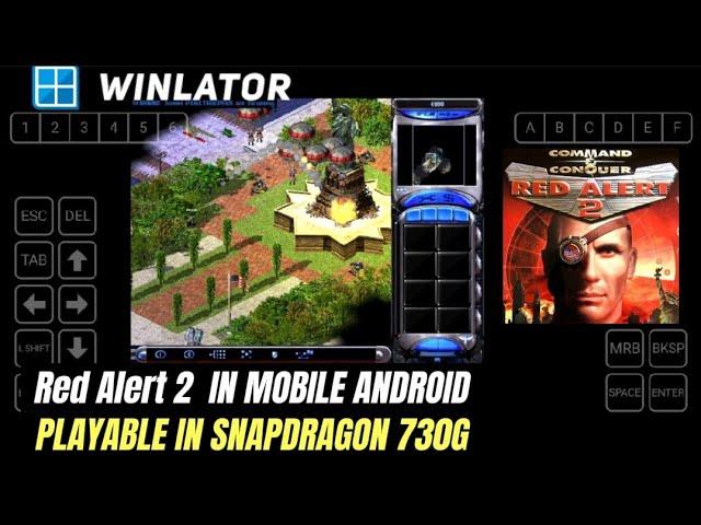 Command & Conquer: Red Alert 2 /Winlator PC game test on Android Mobile(OFFLINE)Samsung A71