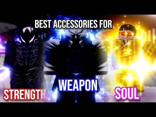 Best Accessories + Buffs For Soul / Weapon / Strength | Anime Spirits