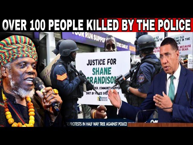 MUTABARUKA: STEPPING RAZOR MAY 1, 2025 MASSIVE PROTEST AGAINST POLICE IN HALFWAY TREE...