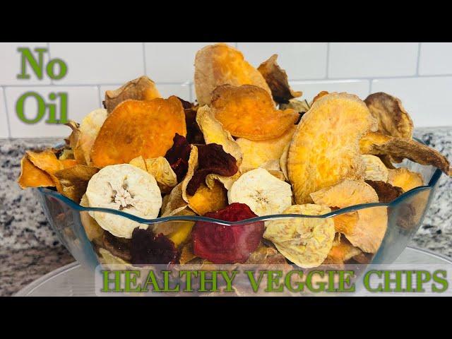 HOW TO MAKE HEALTHY VEGGIE CHIPS | NO OIL | CRISPY | CHYUMMY