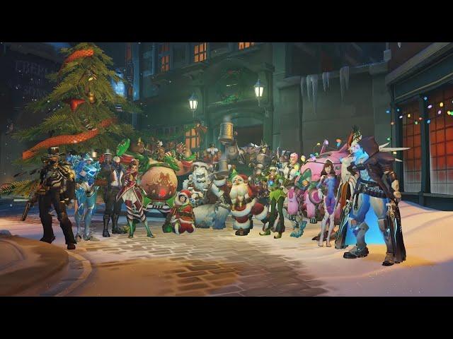 Overwatch 2 новогодний инвент, выбиваем скины