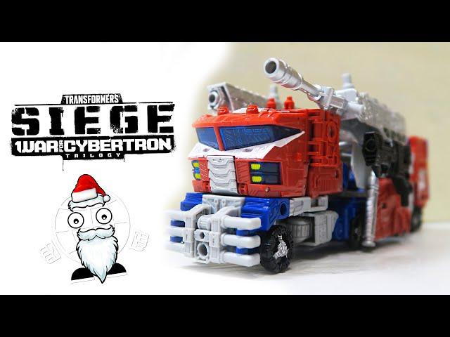 Оптимус Прайм от Такара Томи и Хасбро! Transformers War for Cybertron Siege Optimus Prime