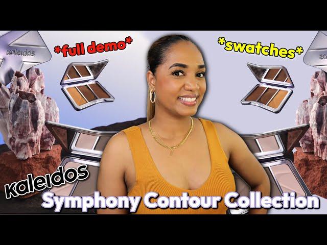 Kaleidos Makeup | Symphony Contour Trios &  Face Illuminators | FULL SWATCHES & DEMO!