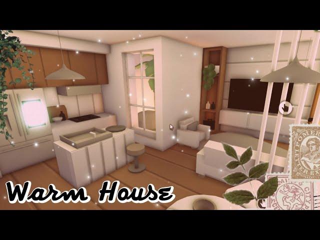 Roblox l Tiny Home With Warm Colors Casa Pequeña Con Colores Calidos | Speed Build | Adopt Me