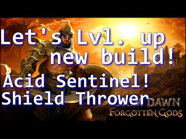Grim Dawn Forgotten Gods Acid Sentinel build lvl.ing up!