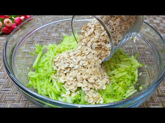 Zucchini + oatmeal! So delicious that I cook every other day. Delicious RECIPE from Zucchini