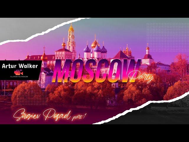 Walk Moscow 4K - Walking tour at Russian Restaurant in Sergiev Posad 2023 - Russian Food