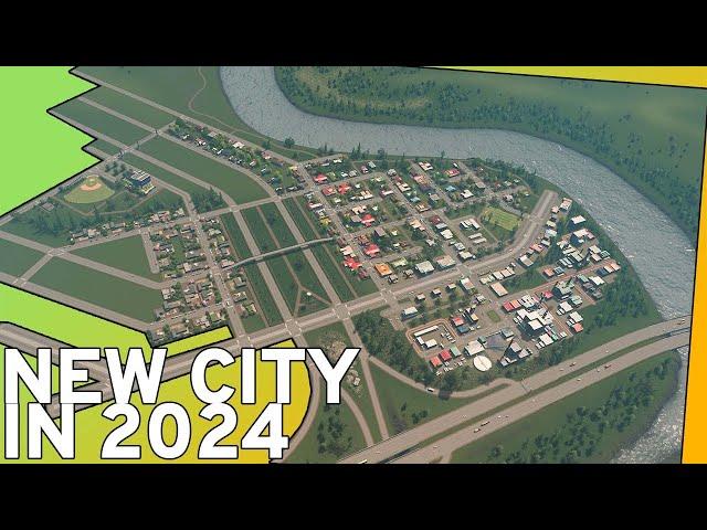 The PERFECT Start To A Vanilla City In 2024 for Cities Skylines!