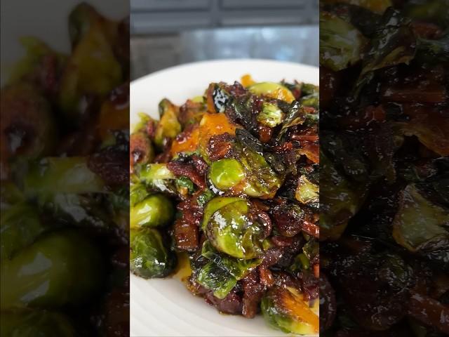 Maple Bacon Brussel Sprouts! #SHORTS