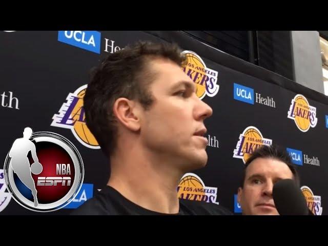 Luke Walton on Lakers acquiring Isaiah Thomas: 'He's a great player' | ESPN