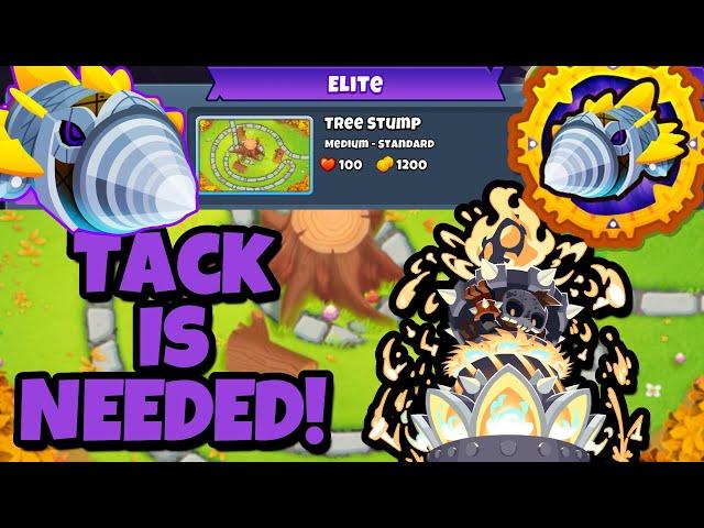 Elite Dreadbloon Tutorial || No Monkey Knowledge || Tree Stump BTD6