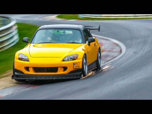 The FASTEST HONDAS on the Nürburgring! NSX, S2000, CRX, Type R, Jazz, Integra etc