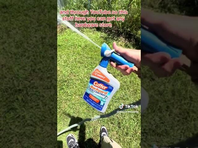 Backyard mosquito spray