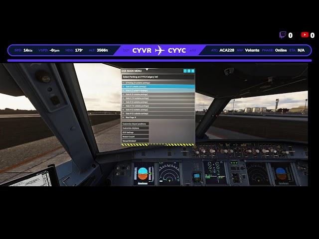 ️ Microsoft Flight Simulator - ️Vancouver to Calgary in the Fenix A320 for Air Canada