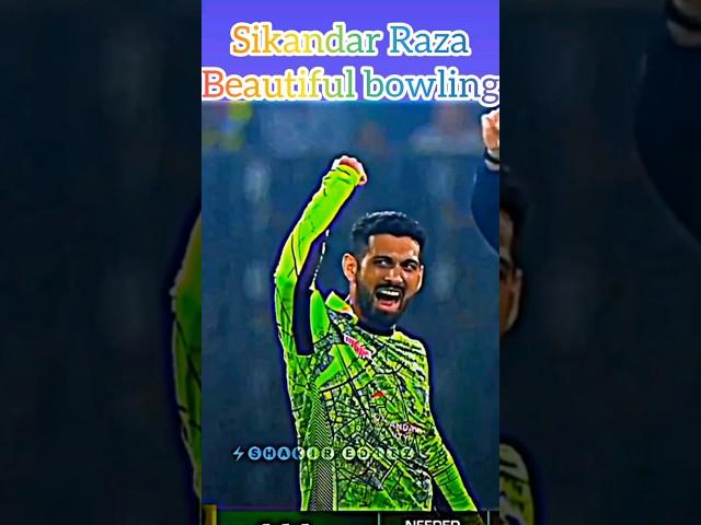 Sikandar Raza beautiful bowling #shorts #youtubeshorts #ytshorts