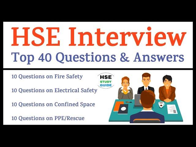 Top 40 Fire & Safety Interview Questions & Answers |Fire/Electrical/Confined Space/PPE Interview Q/A