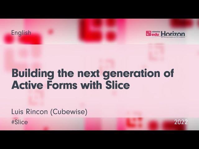 Building the next generation of Active Forms with Slice for IBM Planning Analytics