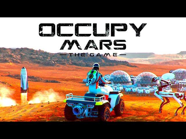 Survive Build To Colonize Mars | Occupy Mars The Game Gameplay | First Look