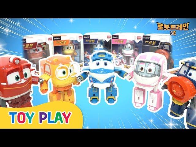 Toy PlayㅣRobot Trains S2 unboxing toysㅣTransforming Train RobotㅣKay, Genie, Alf, Victor, Maxie