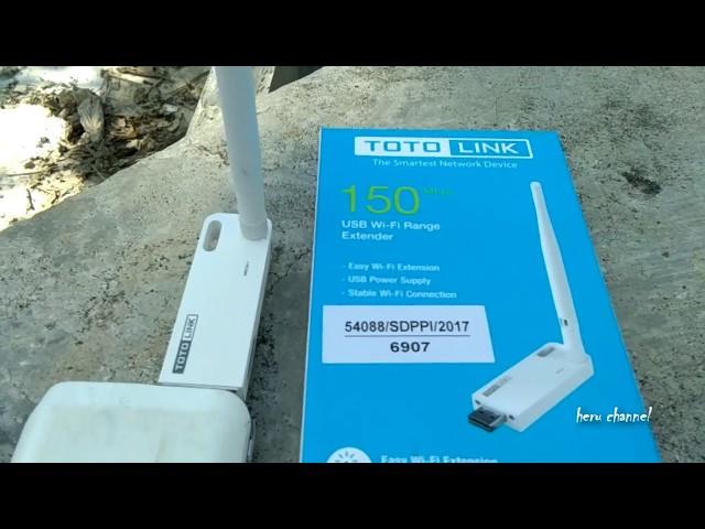 Test Totolink EX100 Usb Wifi Range Extender