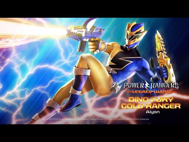 Aiyon - Dino Fury Gold Ranger | Official Moveset | Power Rangers: Legacy Wars