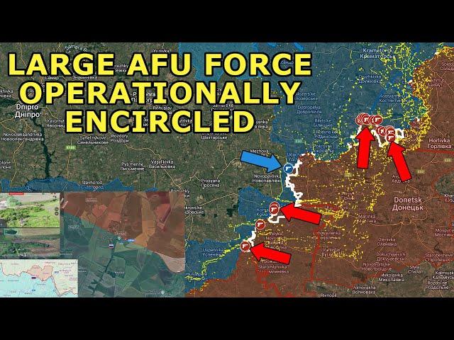 Russian Forces Operationally Encircle Ukrainian Grouping South of Kostyantinivka
