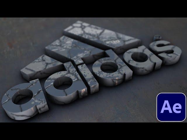 3D Logo With Realistic Texture Tutorial in After Effects | Element 3D Plugin Logo Animation