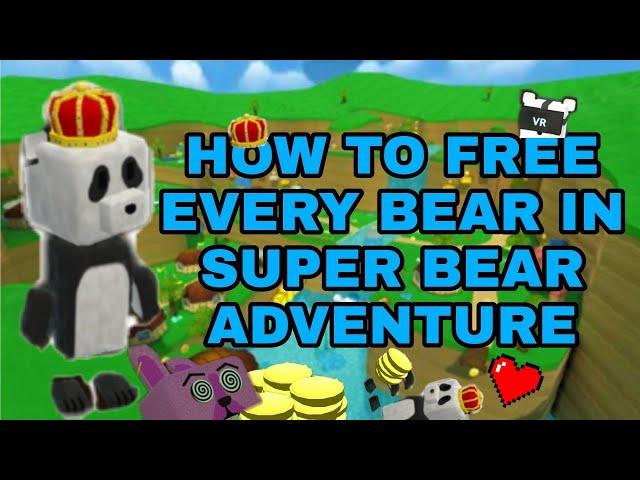 Super Bear Adventure How To Free EVERY Bear!