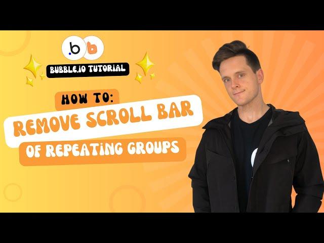 How to Hide Any Scroll Bar From a Repeating Group in Bubble.io