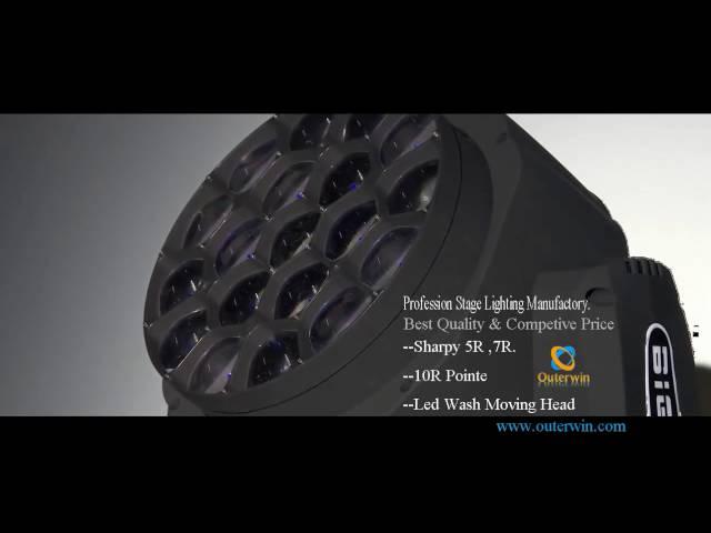 led moving head light par can led par show