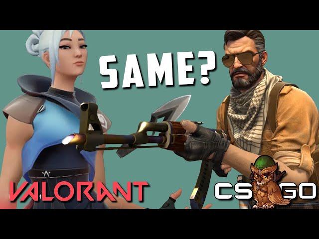 Valorant vs Counter-Strike Shooting & Movement