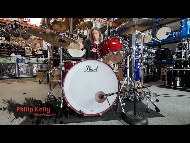 Pearl Masters Maple MM6 3pc Drum Kit in Natural Cherry