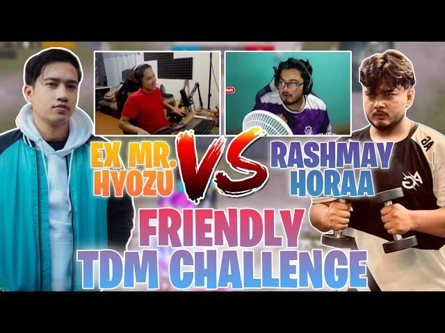 EX MR HYOZU VS RASHMAY HORAA 1V1 TDM CHALLENGE ️ ELEMENTRIX VS HORAA FRIENDLY TDM  - GAURABYT