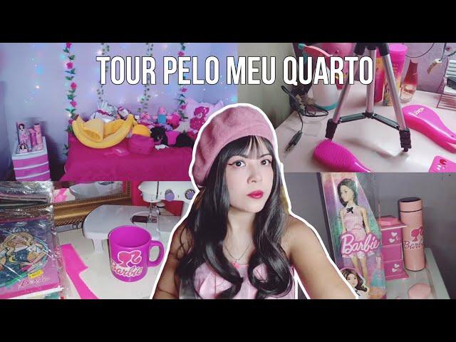 Tour pelo meu quarto🩷 coisinhas da Barbie  quarto rosa/lilás🩷room tour 🩷tour por mi habitación 🩷