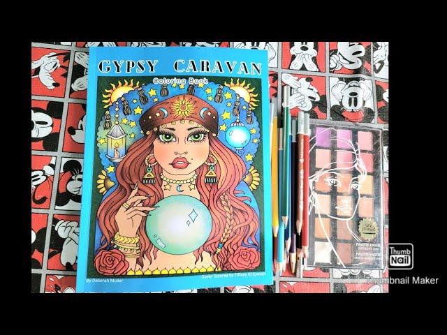 Flip Through and Coloring Chat In Deborah Muller's New Gypsy Caravan Book