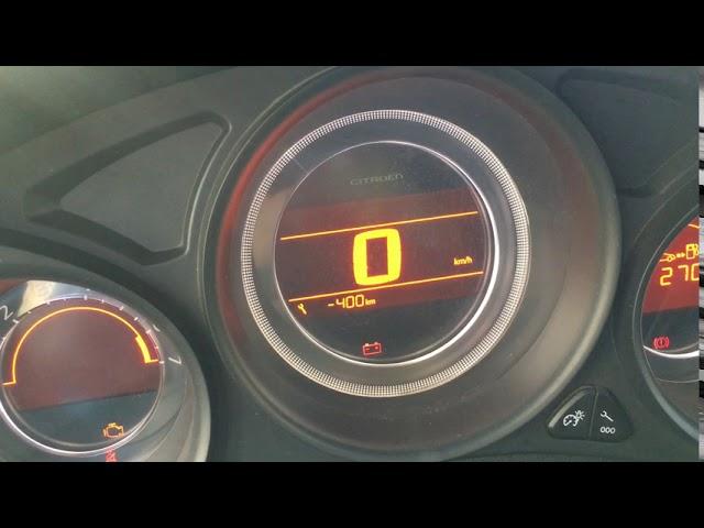 Как сбросить счётчик межсервисного пробега на Citroen C4(B7)