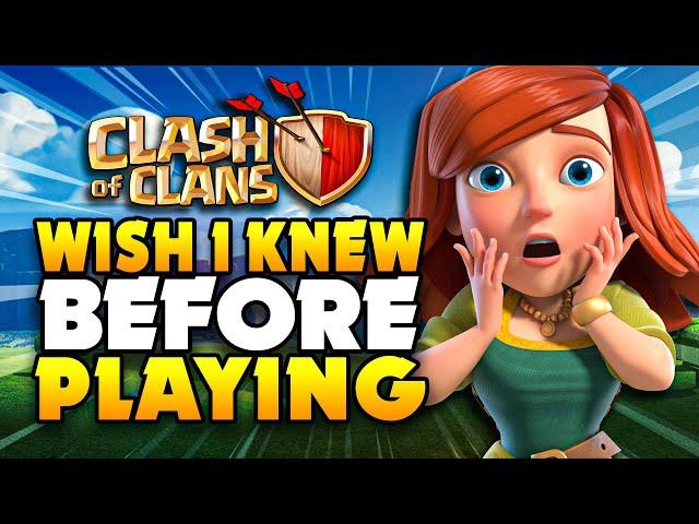 10 Things i WISH i KNEW Before Playing Clash of Clans