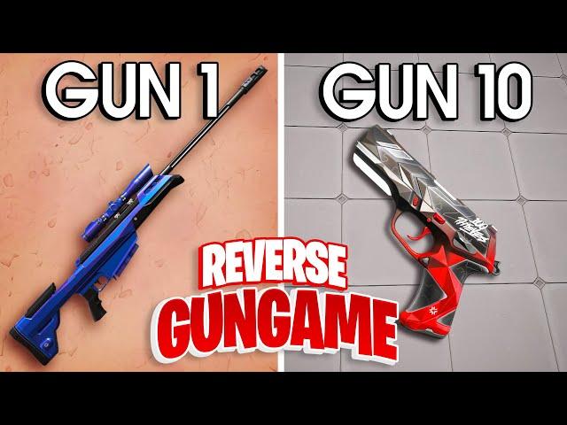 PROS play gun game.. in REVERSE?