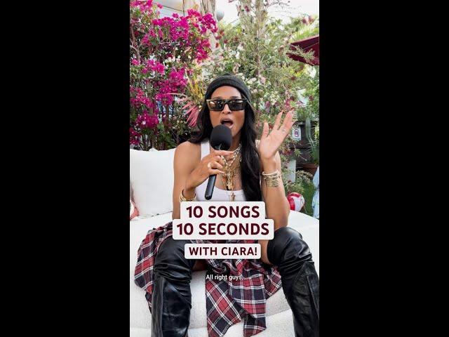 can you name 10 @ciara songs in 10 seconds??  #coachella