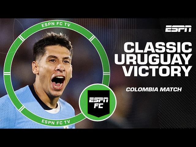 CLASSIC, VINTAGE Uruguay win! - Ale Moreno reacts to Colombia match in CONMEBOL qualifiers | ESPN FC