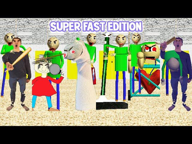 Everyone Helps Baldi's: SUPER FAST MODE - ALL PERFECT! Part 3