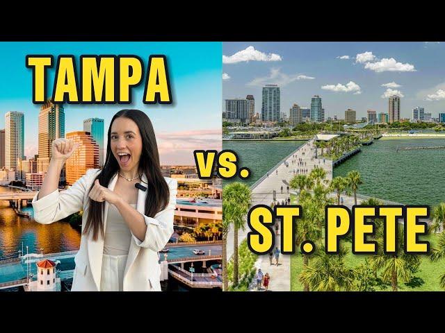 Tampa vs St Petersburg Florida 2024 | Where should I move?