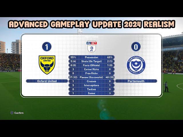 ADVANCED GAMEPLAY UPDATE 2024 REALISM - PES 2021 & FOOTBALL LIFE 2024