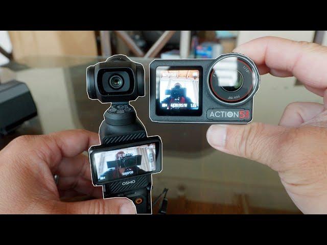 DJI Action 5 Pro vs Pocket 3