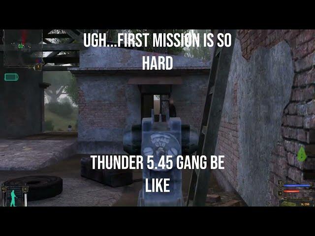 Stalker Shadow of Chernobyl Thunder 5.45 gang meme