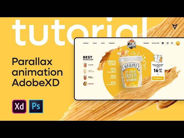 Adobe XD Animation Tutorial - Parallax Effect for Website Design.