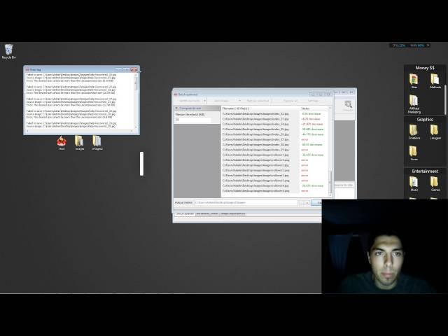 How to compress many images at once