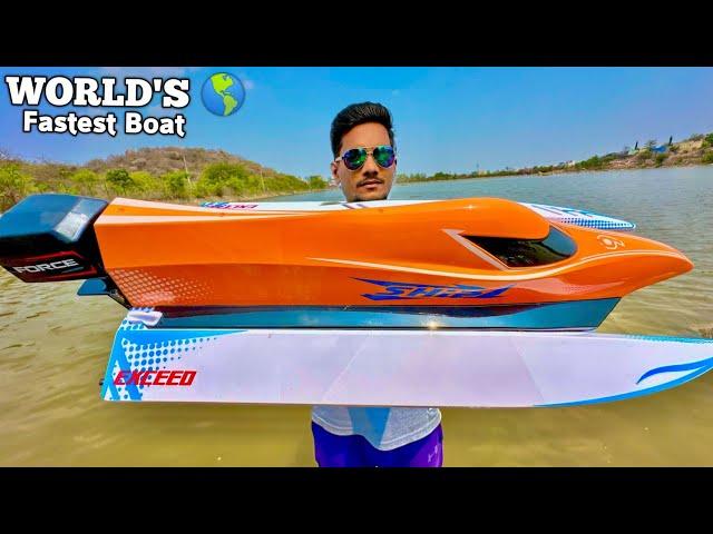 RC Monster Brushless F1 Boat Unboxing & Testing - Chatpat toy TV