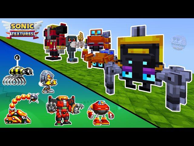 All References in the Minecraft x Sonic Texture Pack